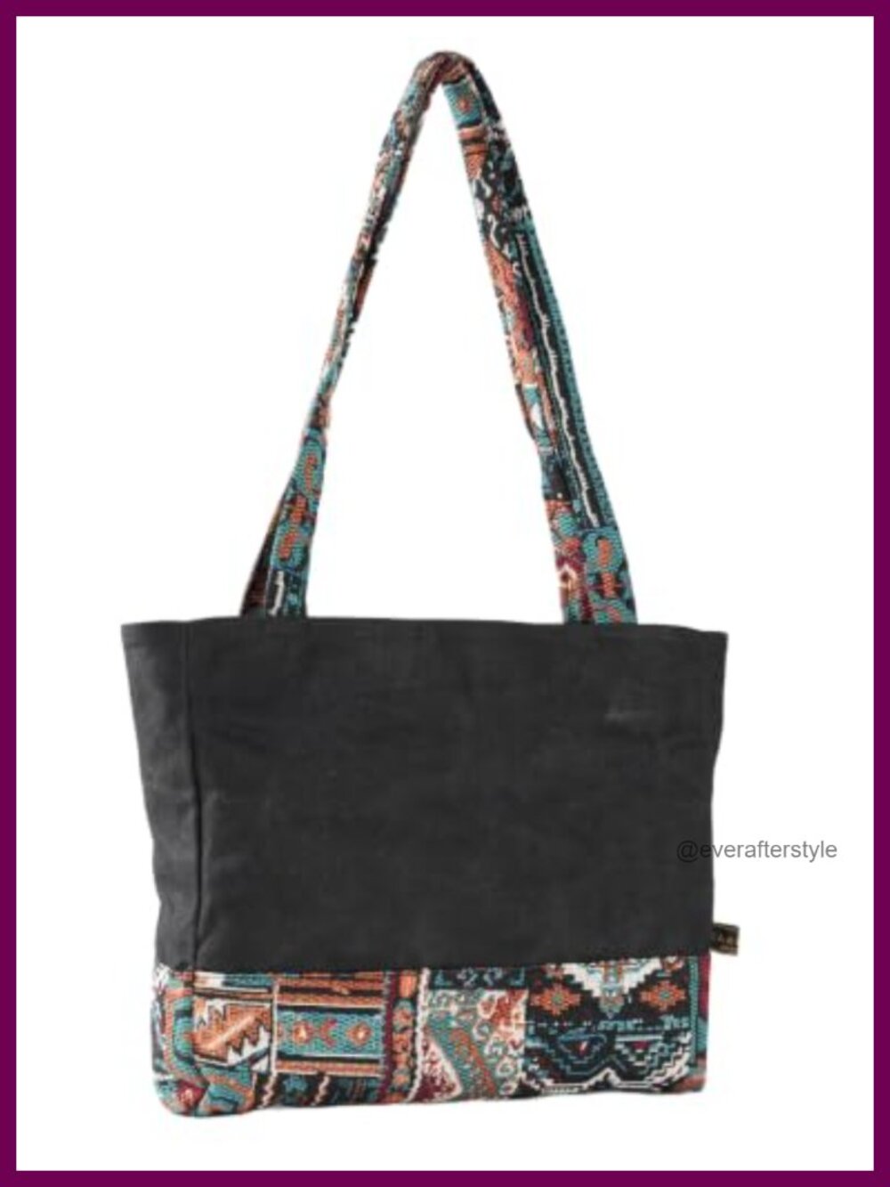 Waxed Canvas Hobo Bag Bohemian Shoulder Purse